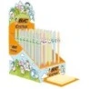 Bic Cristal Pastel Figurines Display with 40 Ballpoint Pens - Opaque Body in Pastel Colors with Animal Figures - 1mm Round Tip