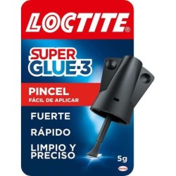 Loctite Super Glue-3 Pincel 5gr - Adesivo Universal de Resistência Tripla - Resistência e Uso Instantâneo