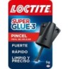 Loctite Super Glue-3 Pincel 5gr - Adhesivo Universal Triple Resistencia - Fuerza y Uso Instantaneo