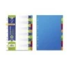 Bismark Pack de 12 Séparateurs - Format A4 - Extra Épais - En Polypropylène - Couleurs Assorties