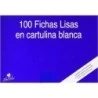 Mariola Pack de 100 Cartes Lisses N° 5 pour Classeur - Dimensions 215x160mm - Couleur Blanc