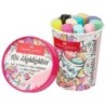 Faber-Castell Textliner 46 Pastel Pack de 10 Marcadores Fluorescentes - Diseño del Pack Tarrina de Helado - Punta Biselada