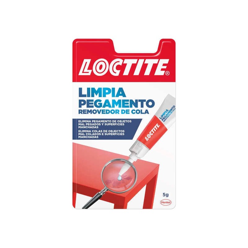 Loctite Super Glue-3 Limpia Pegamento 5gr - Elimina Restos de Etiquetas Adhesivas, Restos de Pegamento en Objetos Mal Pegados y