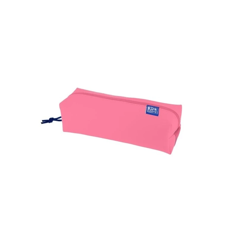Oxford Kangoo Live and Go Estuche Cuadrado Grande - Goma Elastica para Cuadernos - Color Sandia