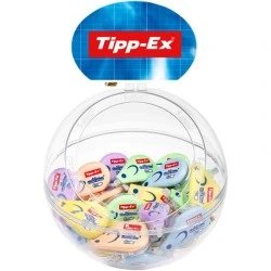 Tipp-Ex Mini Pocket Mouse Pastel Display with 40 Correction Tapes 5mm x 6m - Resistant - Instant Writing