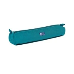 Oxford B-You Compact Round Pencil Case - Polyester - Zipper - Assorted Colors
