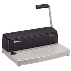 Classeur manuel à spirale en métal Fellowes Metal 25 A4 - Perfore jusqu'à 10 feuilles - Relie jusqu'à 450 feuilles