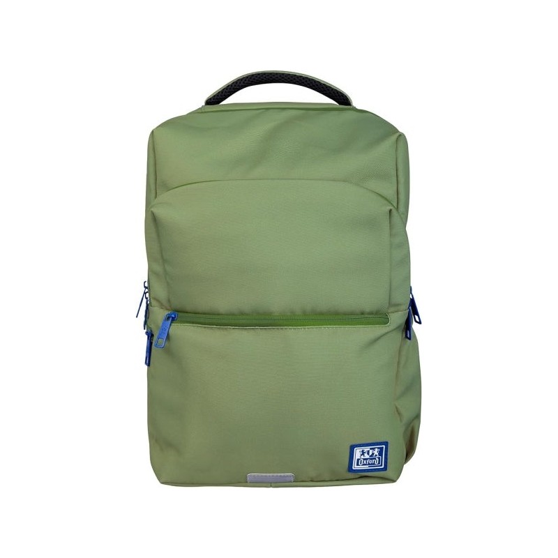 Mochila Oxford B-Ready 28L - Tamanho 42x30x15cm - Bolso acolchoado - Alça superior - Poliéster Reciclado RPET - Cor Verde