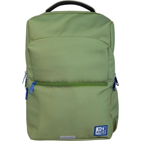 Mochila Oxford B-Ready 28L - Tamanho 42x30x15cm - Bolso acolchoado - Alça superior - Poliéster Reciclado RPET - Cor Verde