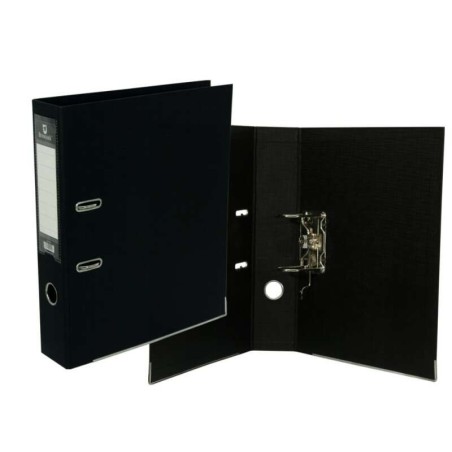 Bismark Archivador A-Z Formato Folio - PVC de Gran Resistencia - Tarjetero en el Lomo - Cartoneras Metalicas en el Borde