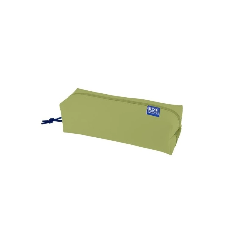 Oxford Kangoo Live and Go Estuche Cuadrado Grande - Goma Elastica para Cuadernos - Color Verde