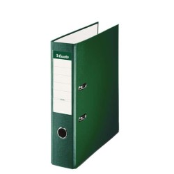 Esselte Lever Arch File Folio Format - Spine 75mm - Capacity for 500 Sheets - Color Green
