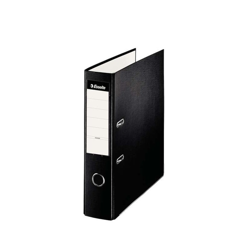 Esselte Archivador de Palanca - Formato A4 - Lomo 75mm - Capacidad para 500 Hojas - Color Negro