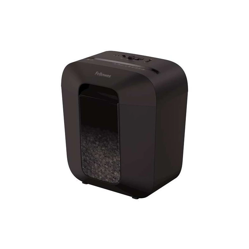 Fellowes LX25M Minicut P-4 Manual Paper Shredder - Shreds up to 6 Sheets - 11,5L Bin Capacity - Color Black