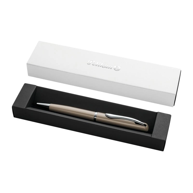 Pelikan Jazz Noble Boligrafo Retractil - Trazo de 1mm - Mecanismo de Giro - Recambio 337M Azul - Estuche de Regalo - Cuerpo