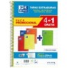 Oxford School Classic Write\u0026Erase Pack 4+1 Fº - Cuaderno Espiral - Tapa Extradura - 1 Linea con Margen - 80 Hojas