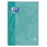 Oxford Europeanbook 1 Cuaderno Espiral Formato A4+ Cuadriculado 5x5mm - 80 Hojas - Banda de Color - Tapa Extradura Brillante