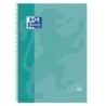 Oxford Europeanbook 1 Caderno Espiral Formato A4+ Quadriculado 5x5mm - 80 Folhas - Banda de Cor - Capa Extradura Brilhante