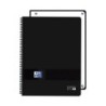 Oxford Live and Go Cuaderno de Espiral - Formato A4+ - 80 Hojas - Cuadricula 5x5mm - Tapa de Plastico - Digitalizacion de