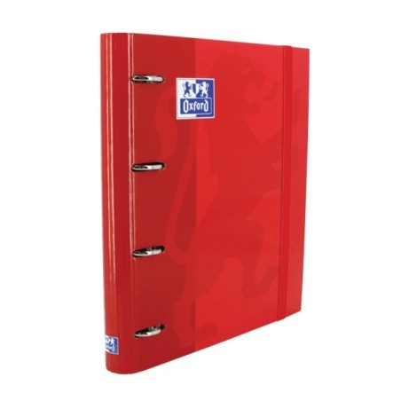 Classeur à anneaux Oxford Europeanbinder Classic A4+ avec grille de remplacement 5x5 - Couverture extra rigide - Fermeture