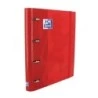 Classeur à anneaux Oxford Europeanbinder Classic A4+ avec grille de remplacement 5x5 - Couverture extra rigide - Fermeture