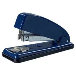 Agrafeuse Métal Petrus 226 + Boite de 200 Agrafes - Jusqu'à 30 Feuilles - Agrafage Fermé, Ouvert et Cloué - Coloris Bleu