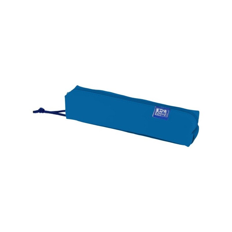 Oxford Kangoo Live and Go Compact Square Pencil Case - Elastic Rubber for Notebooks - 22x4x4cm - Navy Blue