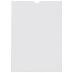 Esselte Pack de 100 Porte-Cartes 231x330mm 190Q 140 microns - PVC Transparent Finition Lisse