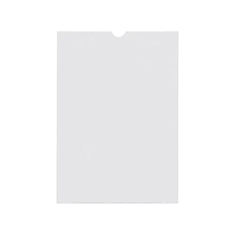 Esselte Pack de 100 Porte-Cartes 231x330mm 190Q 140 microns - PVC Transparent Finition Lisse