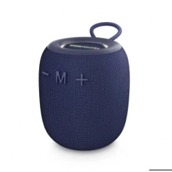 Energy Sistem Bloom Bluetooth Speaker - 18h de duração da bateria - Luzes LED - True Wireless Stereo Technology - IPX6 - Blue