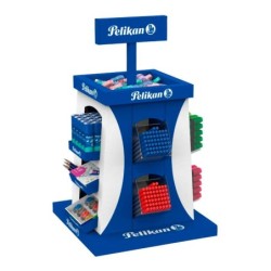 Pelikan Expositor Escolar con 364 Unidades - Incluye: Lapices de Grafito, Sacapuntas, Gomas de Borrar, Correctores, Pegamentos