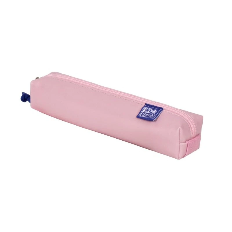 Estojo Pequeno Quadrado Oxford Kangoo & You - Fabricado em Napa - Borracha Elástica para fixação no Caderno - Cor Rosa