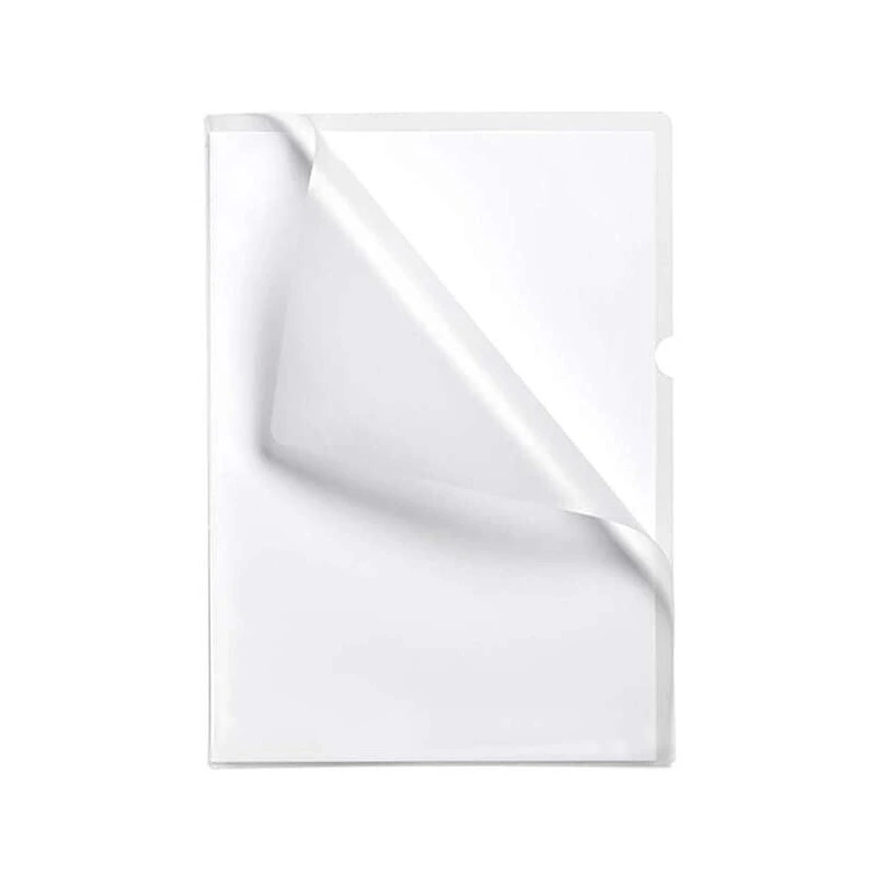 Caixa Esselte com 100 Dossiês de Unhas - Formato Fólio - PVC Flexível - Espessura 110 Microns - Cor Transparente
