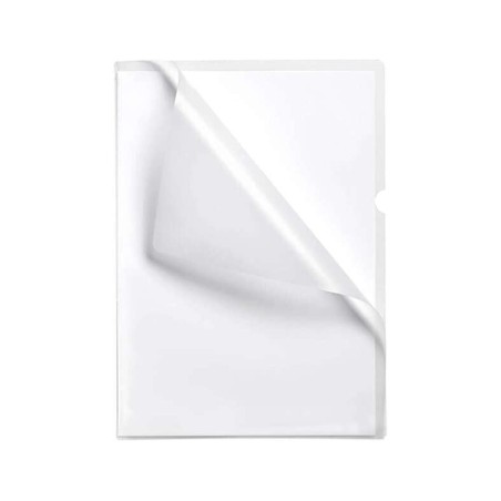 Esselte Box of 100 Nail Dossiers - Folio Format - Flexible PVC - Thickness 110 Microns - Transparent Color
