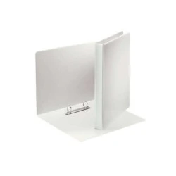 Esselte Basic Range Kangaroo Folder 40mm - 2 Mixed Ring Mechanism - Capacity 380 A4 Sheets - Fsc Certificate - White Color