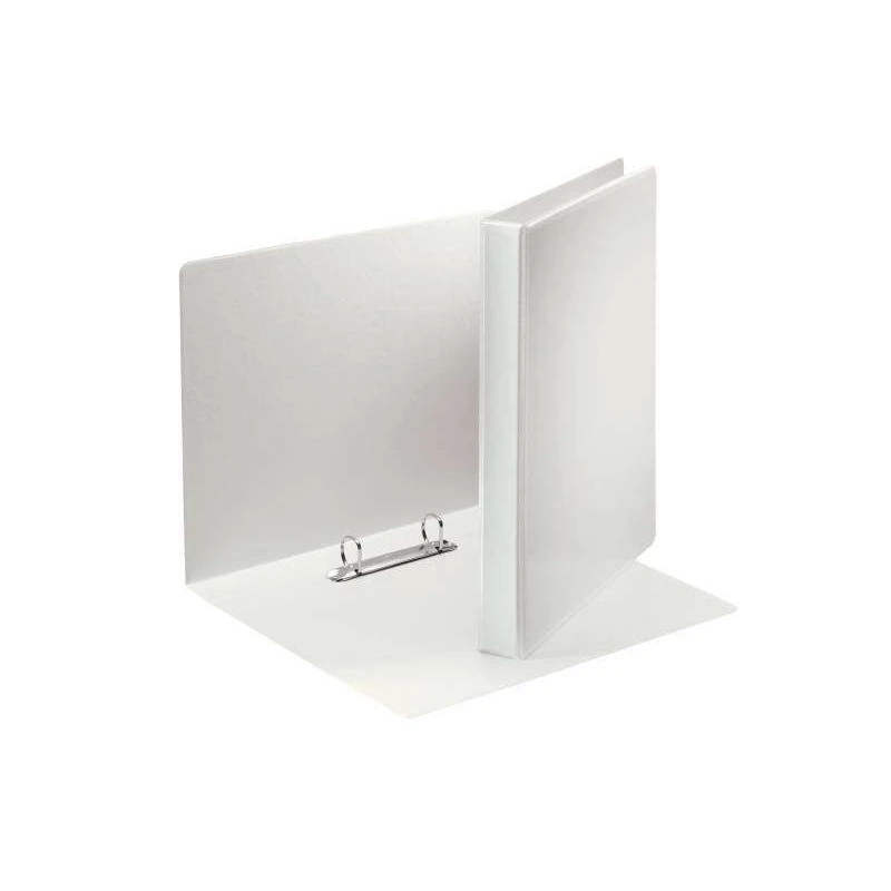 Pasta Canguru Gama Básica Esselte 40mm - Mecanismo 2 Argolas Mistas - Capacidade 380 Folhas A4 - Certificado Fsc - Cor Branca