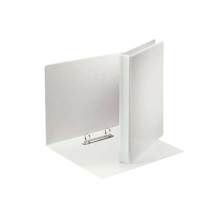 Esselte Basic Range Kangaroo Folder 40mm - 2 Mixed Ring Mechanism - Capacity 380 A4 Sheets - Fsc Certificate - White Color