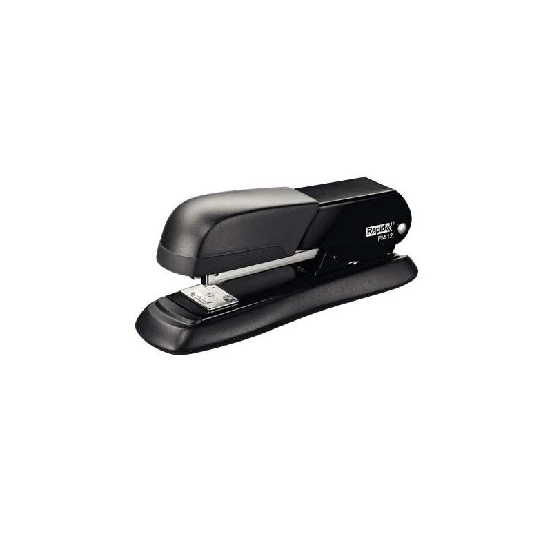 Rapid FM12 Metal Desktop Stapler - Up to 25 Sheets - For 24/6 and 26/6 Staples - Nailing and Fixing Mode - Color Black