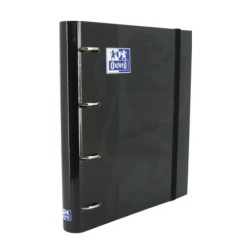 Classeur à anneaux Oxford Europeanbinder Classic A4+ avec grille de remplacement 5x5 - Couverture extra rigide - Fermeture