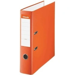 Esselte Lever Arch File - Folio Format - Spine 75mm - Capacity for 500 Sheets - Orange Color