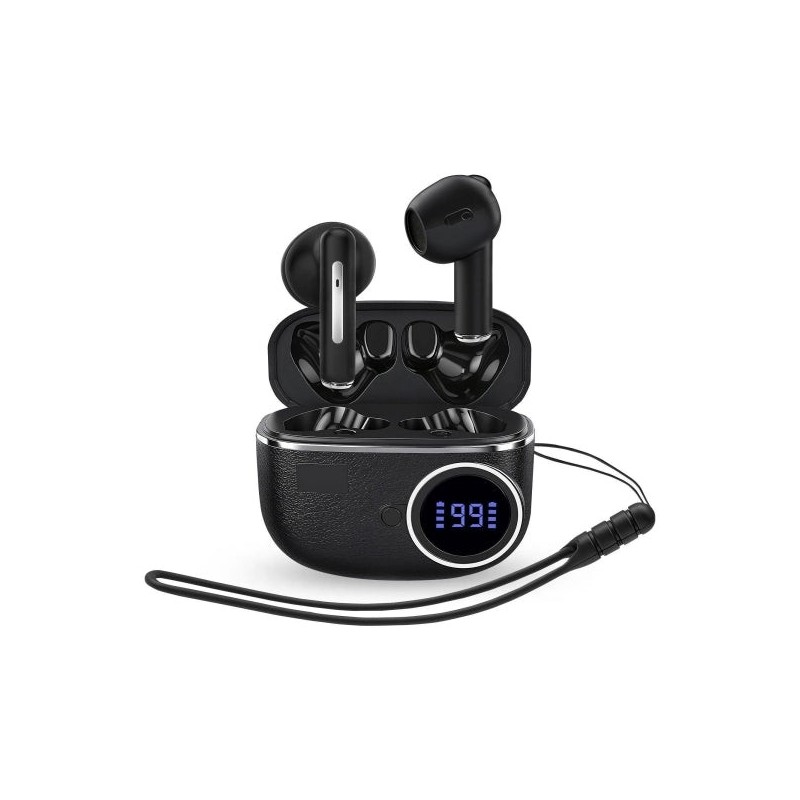 Auscultadores Energy Sistem ChargeView TWS - Bluetooth 5.4 - Tecnologia True Wireless - 20h de autonomia - Ecrã com estado