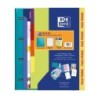 Oxford Europeanbinder Live & Go Carpeta Tamaño A4+ con Recambio + Separadores - Tapa de Plastico Polyfoam - Colores Vivos