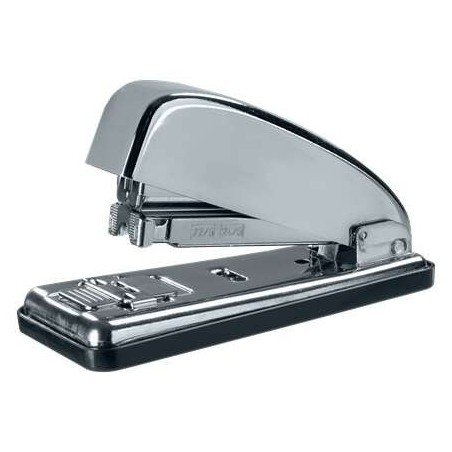 Petrus 226C Metal Stapler - Up to 30 Sheets - Closed, Open and Nail Stapling - Chrome Color