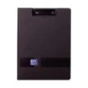 Oxford Live & Go Folder with Metal Clip - Made of Polyfoam - Interior Pocket - Color Black