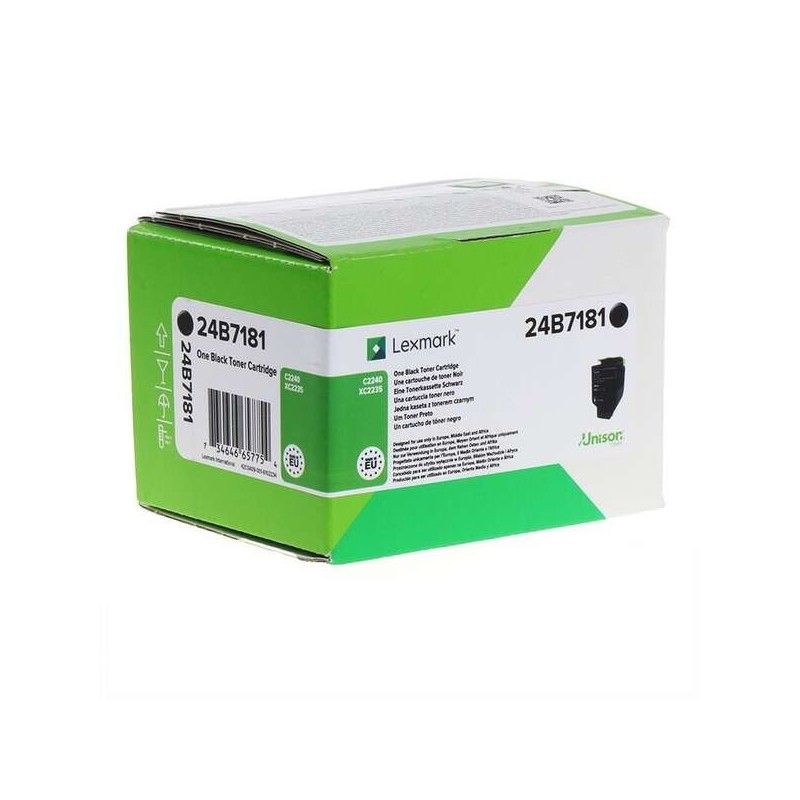 Lexmark C2240/XC2235 Negro Cartucho de Toner Original - 24B7181