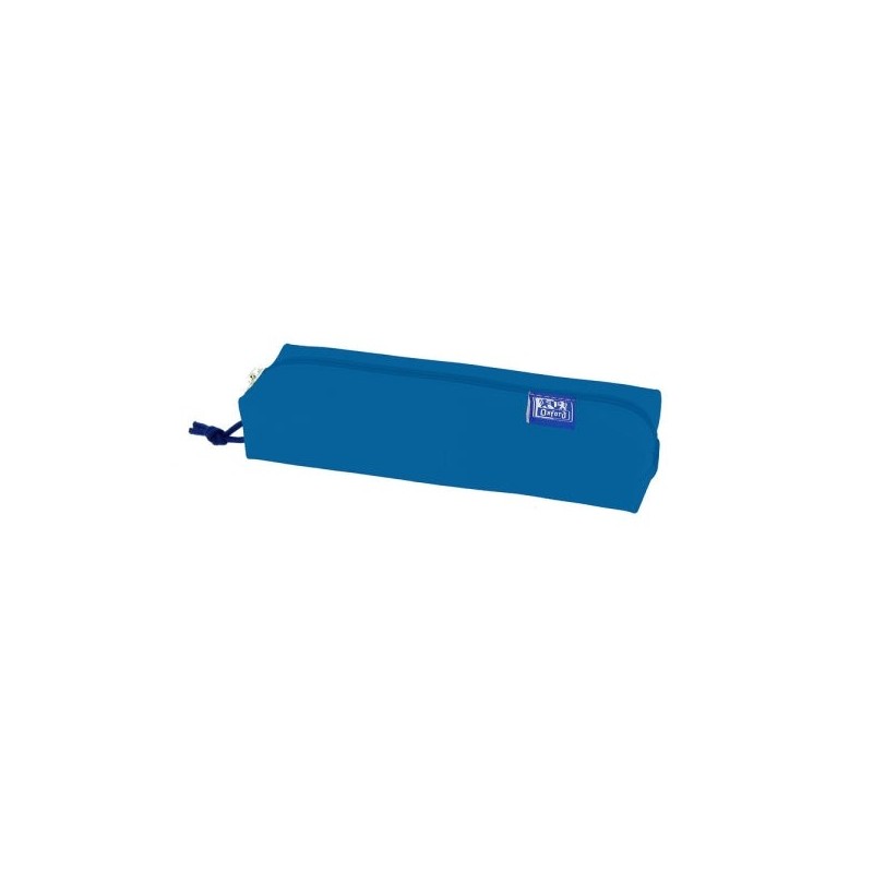 Oxford Kangoo Live and Go Estuche Rectangular Mediano - Goma Elastica para Cuadernos - Color Azul Marino