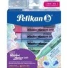 Pelikan Window Marker 600 Pack de 8 Marcadores para Superficies Lisas - Punta Biselada con 3 Grosores - Ideal para Uso en