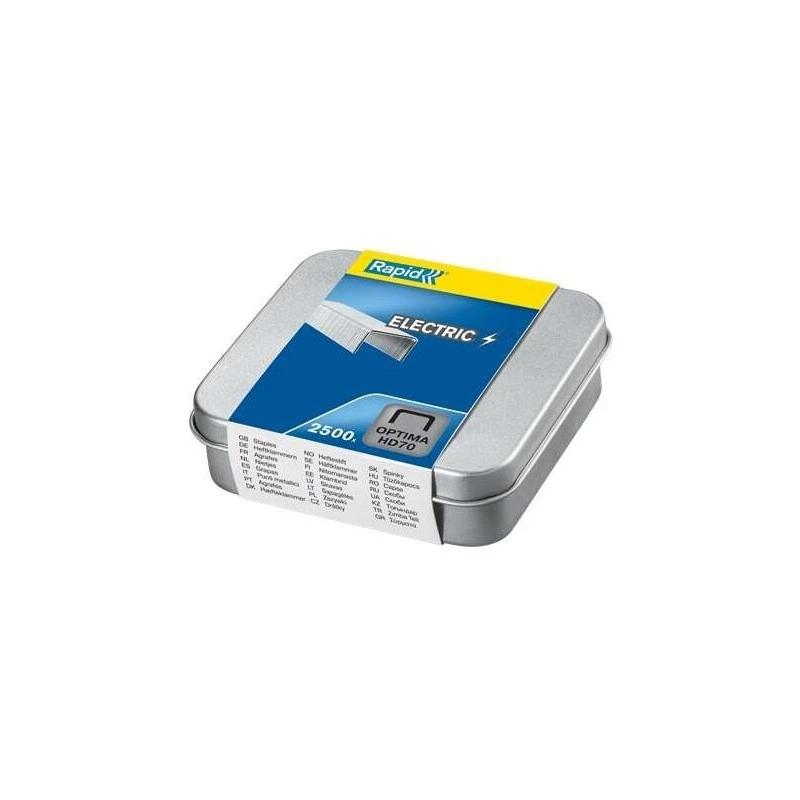 Rapid Optima HD70 Box of 2500 HD70 Staples - Up to 70 Sheets - High Quality Steel