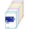 Recharge Oxford de 200 feuilles à 4 trous - Format A4 - Grille 5x5 encadrée - Transfert anti-encre - Numérisation de texte avec