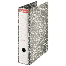 Classeur à levier Esselte Format Folio - Dos 75 mm - Ollao et coins métalliques - Capacité de 500 feuilles - Ligné de papier